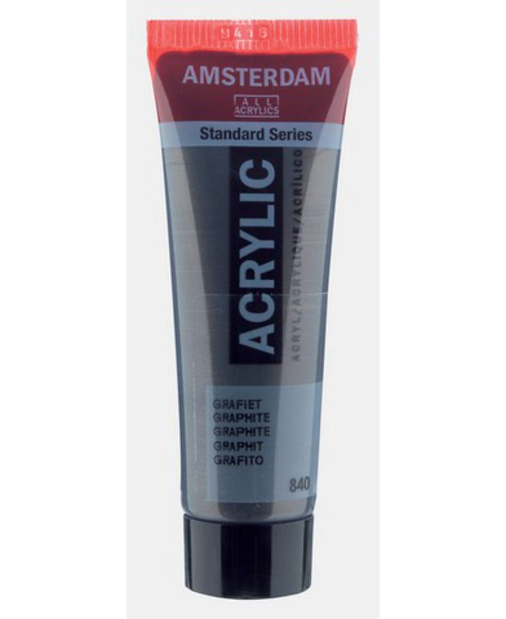 Amsterdam, Acrylic, Art & School, Paint, 20ml, 974510, Graphite